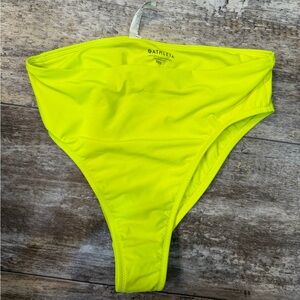Athleta Women's Bright Yellow Bikini Bottom